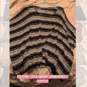 Striped sweater/tunic